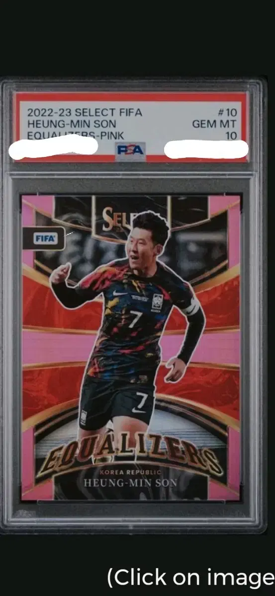 손흥민 panini select fifa /25 psa10